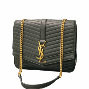 YSL Green Sulpice Medium Shoulder Bag