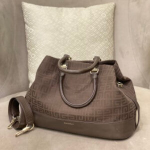 Givenchy Dark Brown Logo Tote Bag