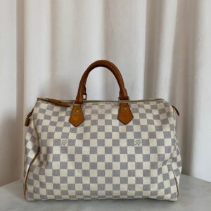 Louis Vuitton Damier Azur Speedy 35 Bag