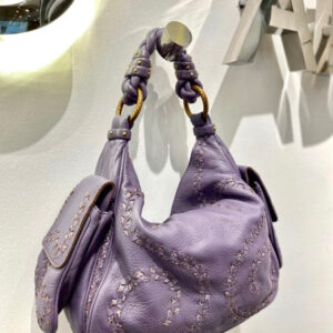 Bottega Veneta Purple Tote Bag