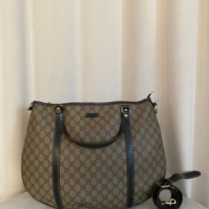 Gucci Brown Nice GG Tote Bag