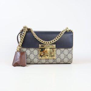 Gucci Tricolor GG Small Padlock Bag