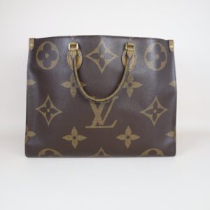 Louis Vuitton monogram Onthego GM Bag with Black Handle