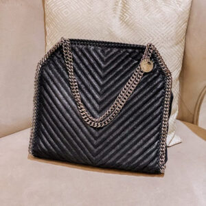 Stella Mccartney Black Falabella Large Bag