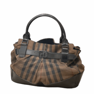 Burberry Bicolor House Check Tote Large Bag