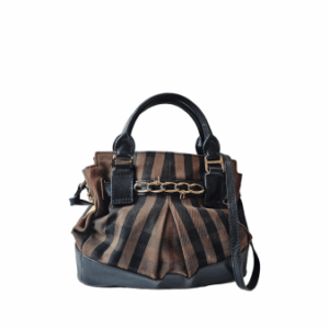 Burberry Bicolor Nova Check Top Handle Bag