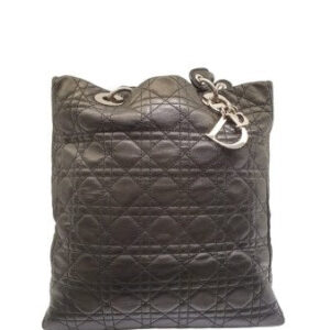 Christian Dior Black Soft Lady Dior Tote Bag