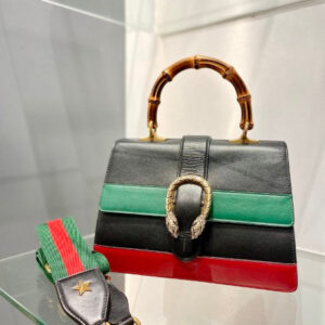 Gucci Tricolor Dionysus Bamboo Handle Bag