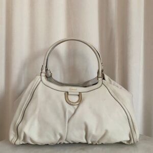 Gucci Off White D Ring Shoulder Bag