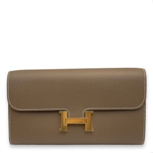 Constance To Go Etoupe in Evercolor, Gold hardware