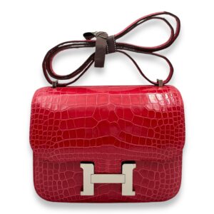 Constance 18 Rose Extreme in Shiny Alligator, Palladium hardware