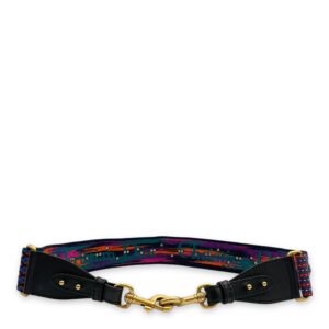 Bohemian 90cm Multi-colour Bag Accessory in Embroidery, Calf, Gold hardware