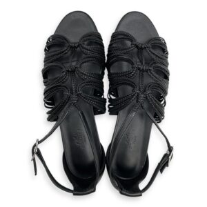 Karmen 39 Black Sandals in Nappa