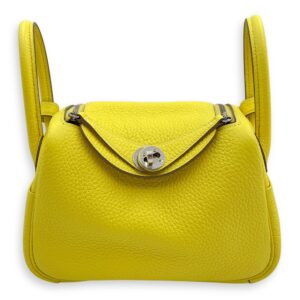 Lindy Mini Lime in Clemence, Palladium hardware