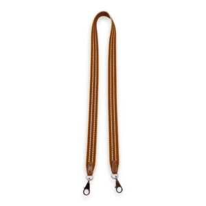 Sangel Cordage 25mm by 85cm Gold Strap in Swift, Palladium hardware