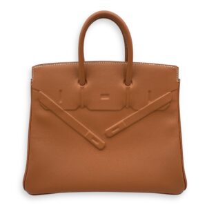 Shadow Birkin 25 Gold in Swift