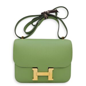 Constance 18 Vert Criquet in Epsom, Gold hardware