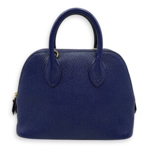 Bolide 1923 Mini Blue Encre in Chevre Mysore, Gold hardware