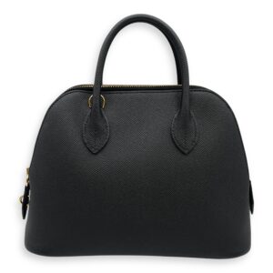 Bolide 25 Black in Epsom, Gold hardware