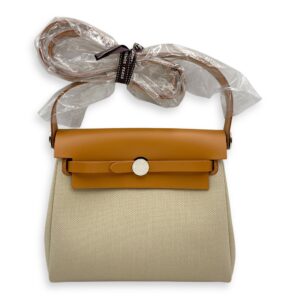 Herbag 20 Naturel Sable/Beton in Vache Hunter/Toile, Palladium hardware