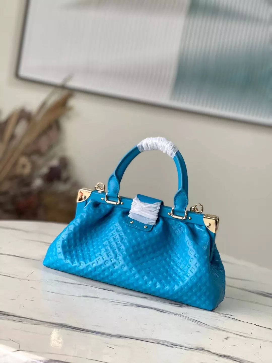 Louis Vuitton Monogram Clutch 'Blue' - ReplicaBags.is - Image 5