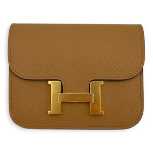 Constance slim biscuit in Epsom, Gold hardware