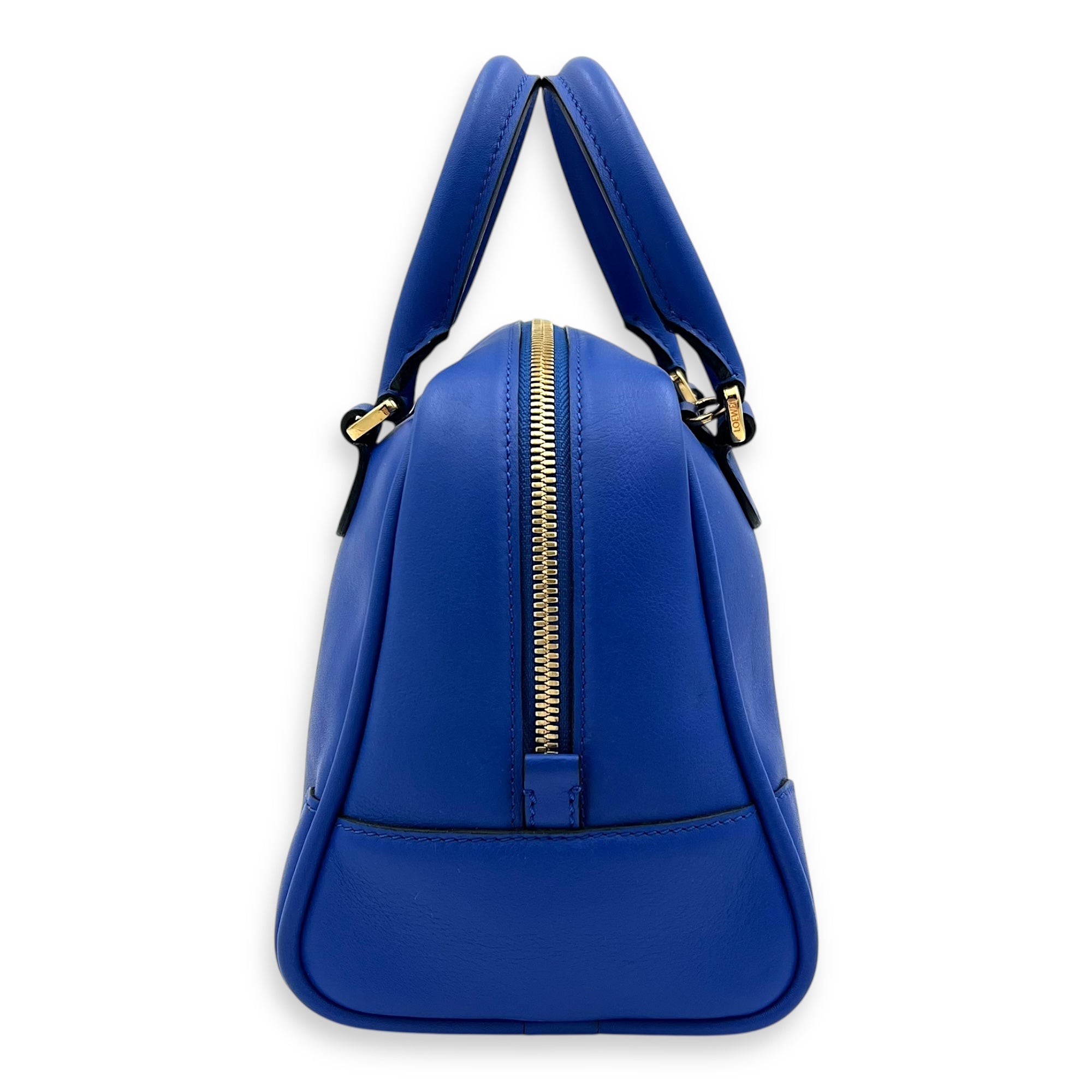 Amazona 19 Brown Top Handle Bag in Calfskin, Gold hardware - Image 5