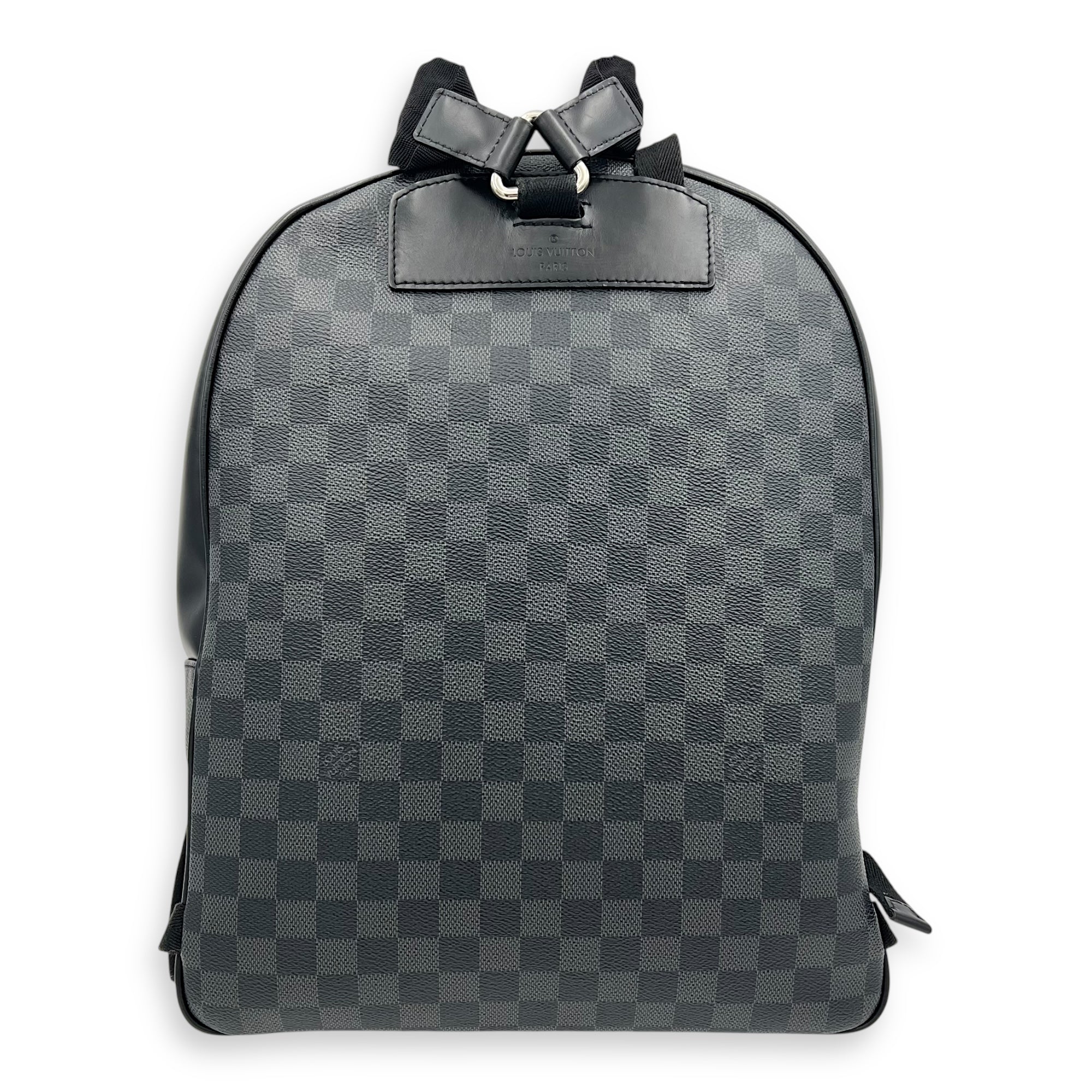 Josh Backpack Graphite in Coated Canvas, Silver hardware - Image 4