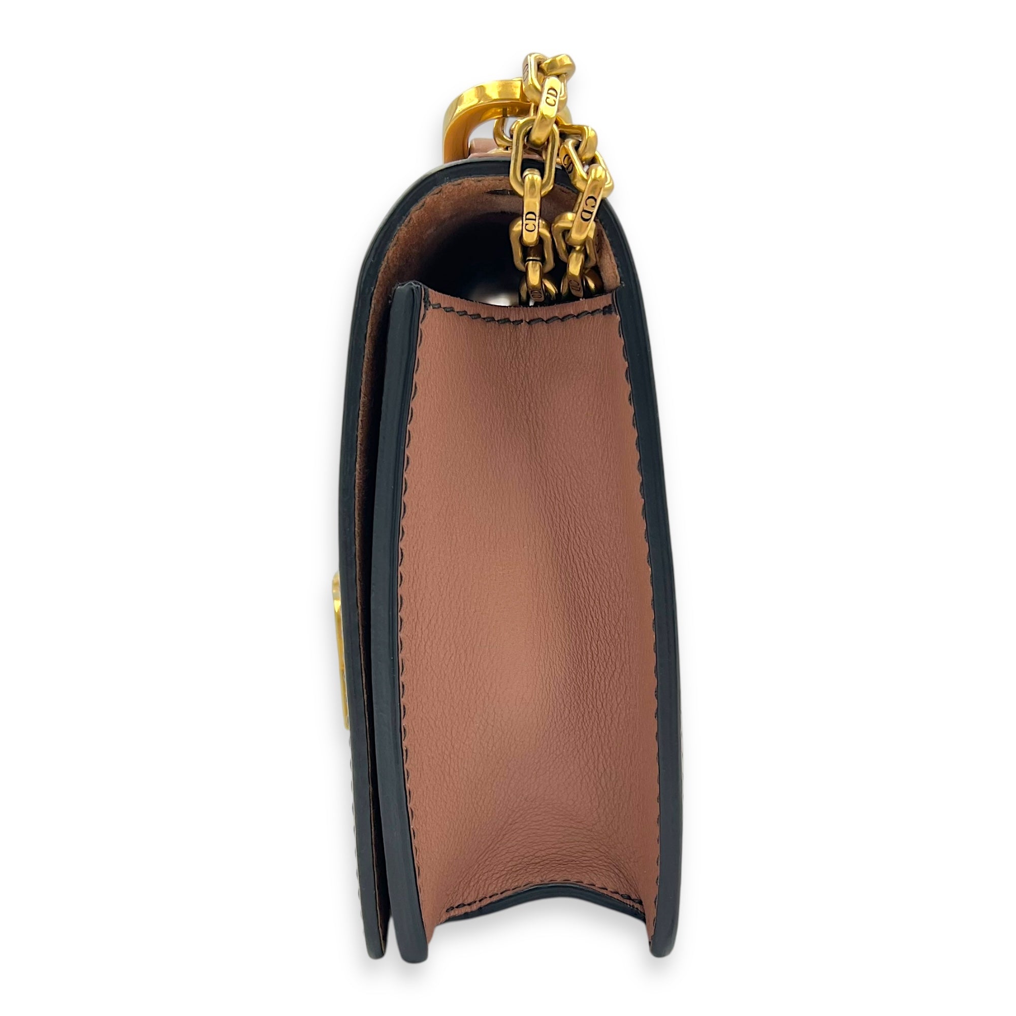 J'adior Shoulder Bag Beige in Calfskin, Gold hardware - Image 5