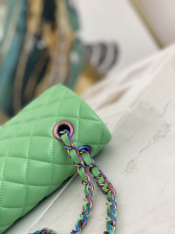 Chanel Medium Green Quilted Lambskin - Image 7