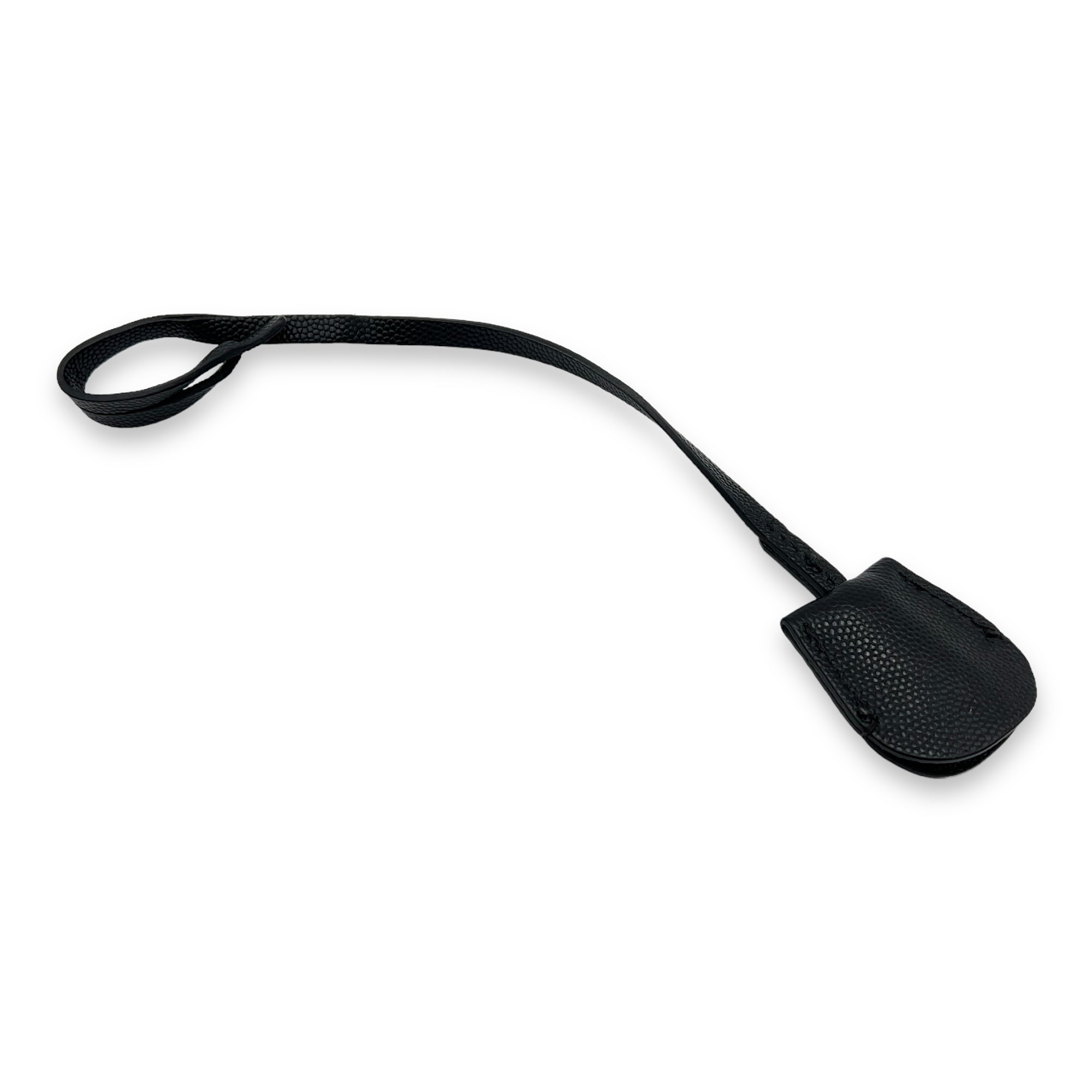 Filigree Large Black Vanity Bag in Caviar Leather, Gold hardware - Image 15