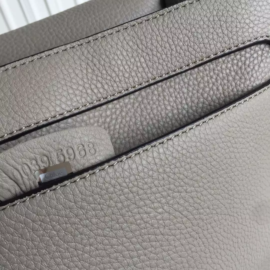 Chloé Marcie Cashmere Grey Medium Saddle Bag - Repbags.ru - Image 11