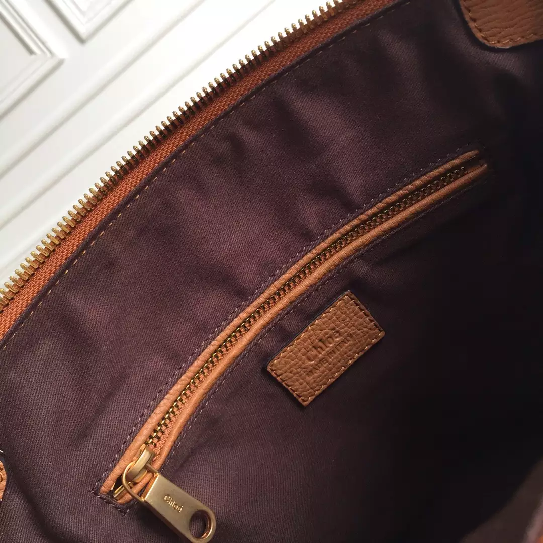 Chloé Marcie Tan Double Carry Bag - Repbags.ru - Image 11