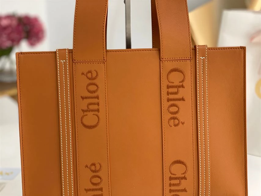 Chloé Medium Woody Tote Bag - MB001 - Image 7