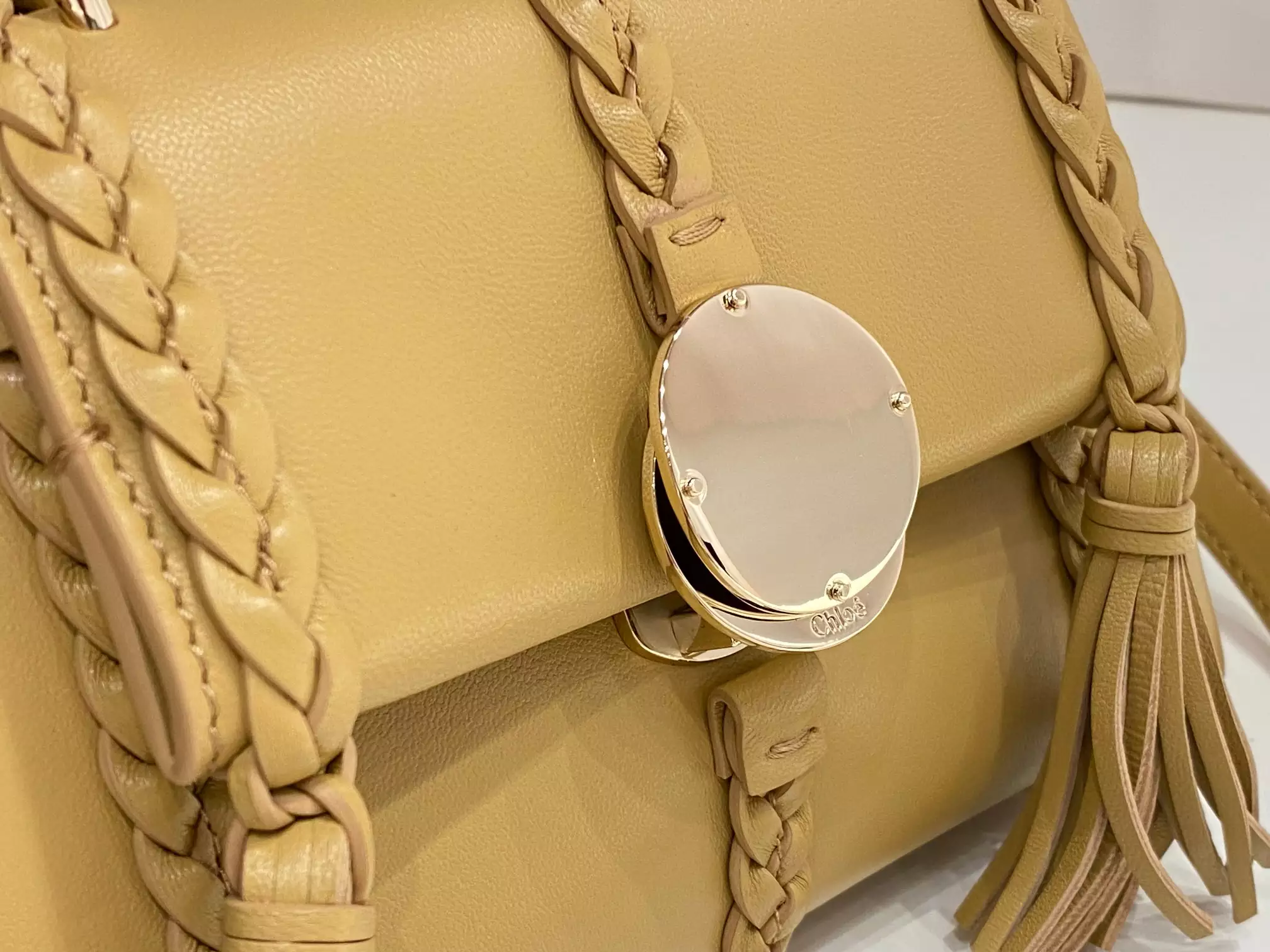 Chloé Penelope Mini Soft Softy Yellow Leather - Repbags.ru - Image 8