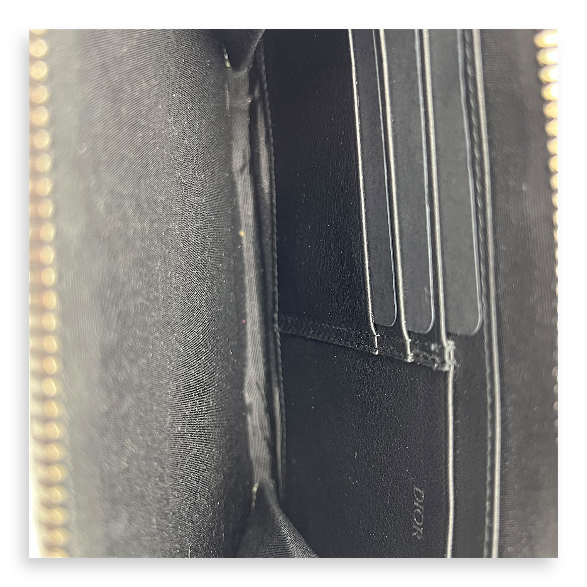 Zipped Pouch Crossbody Bag Blue in Canvas, Silver hardware - Image 10