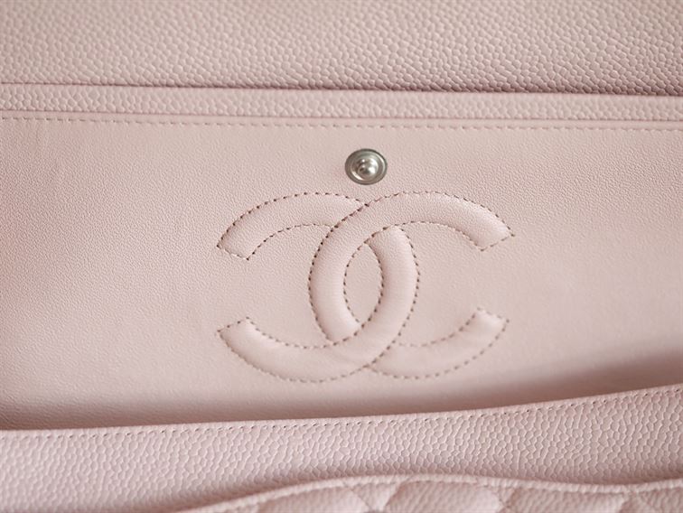 Classic Medium Double Flap Rose Clair - Image 5