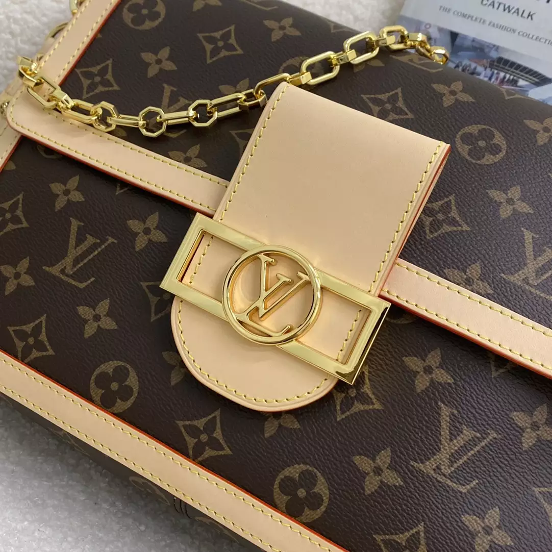 LV Dauphine Soft GM Monogram Canvas Brown - Repbags.ru - Image 6