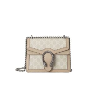 Dionysus GG mini bag Oatmeal leather trim