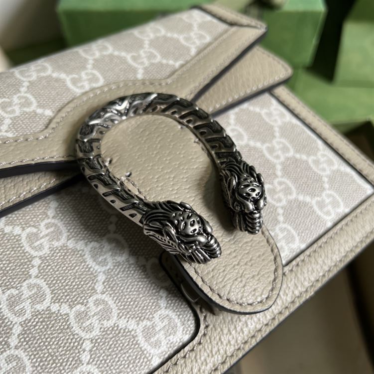 Dionysus GG mini bag Oatmeal leather trim - Image 7