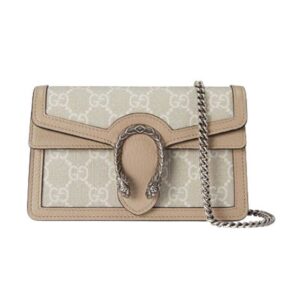 Dionysus GG super mini bag Beige and white - GB057