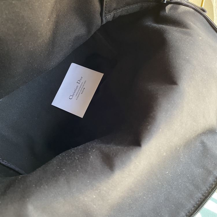 DiorTravel backpack Blue Dior Oblique Jacquard - DB009 - Image 9