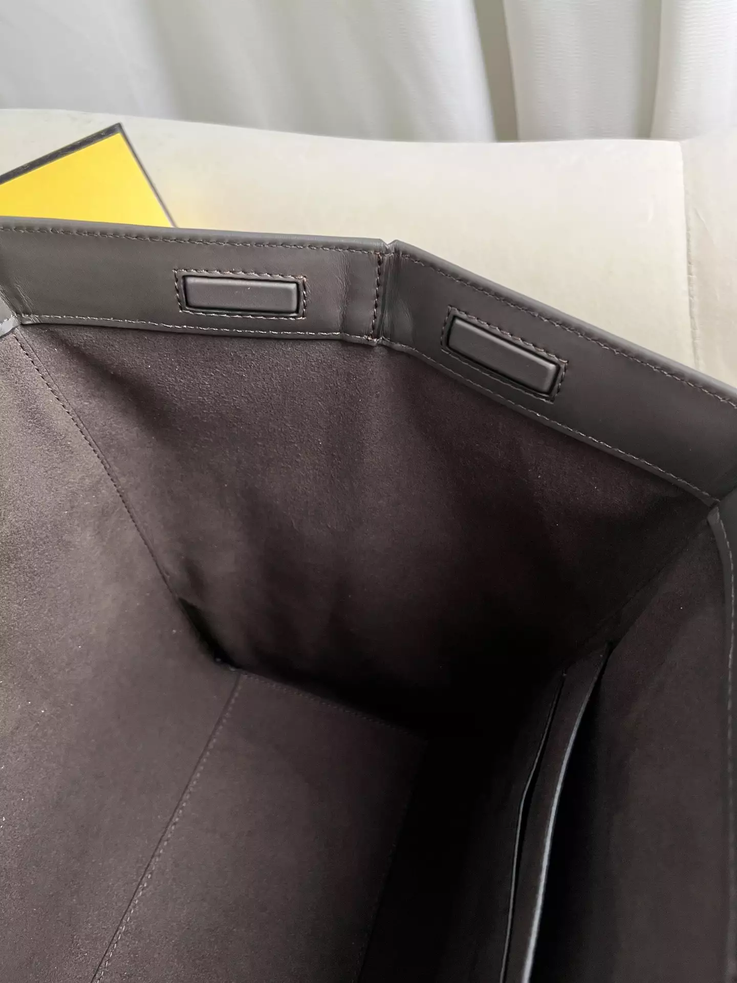 Fendi Origami Medium Brown FF Jacquard Bag - Repbags.ru - Image 10