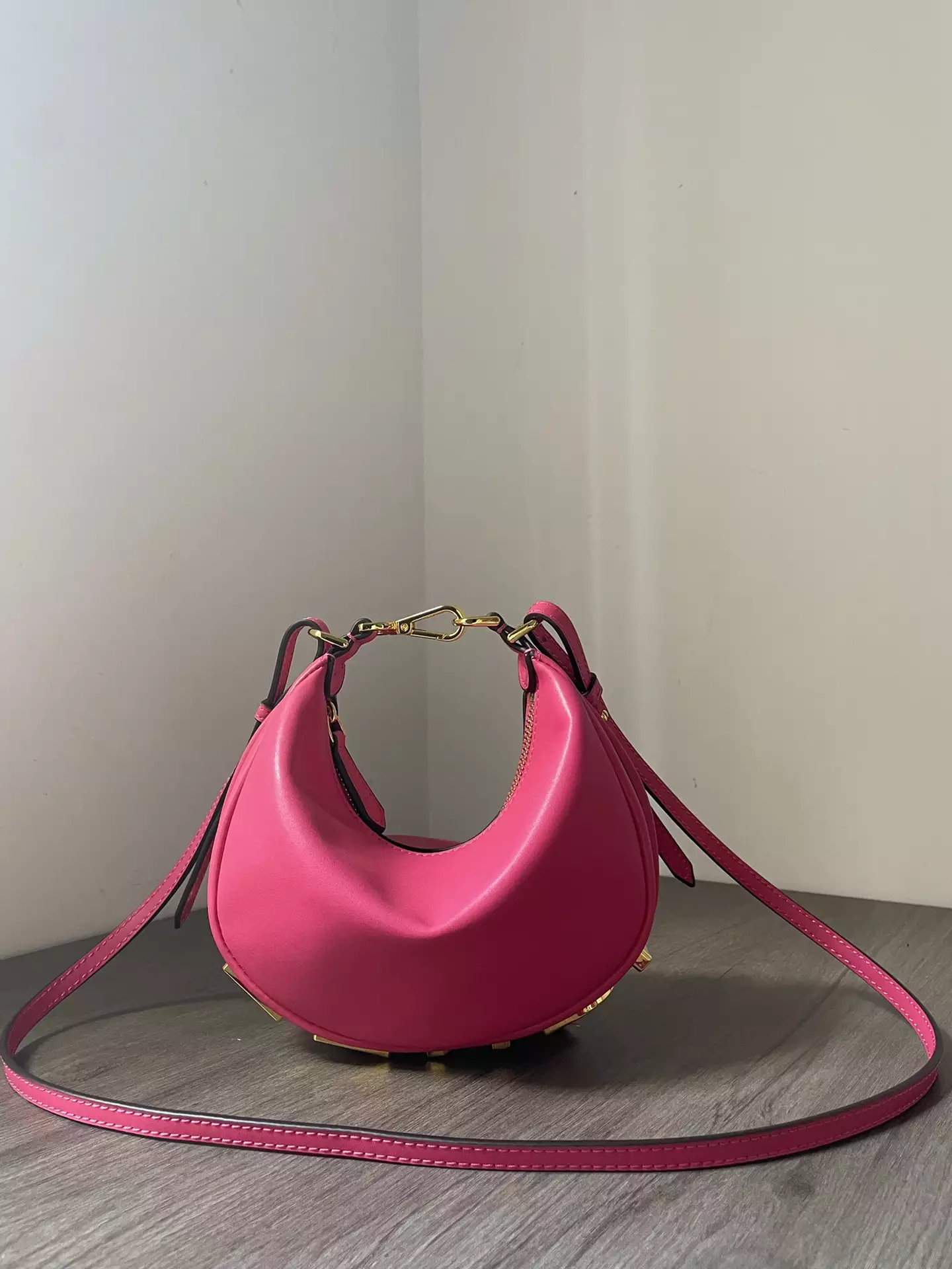 Fendigraphy Mini Fuchsia Leather Bag - Repbags.ru - Image 10