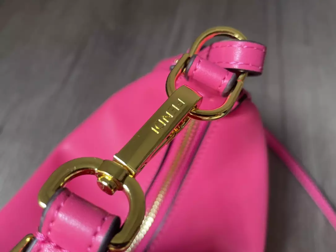 Fendigraphy Mini Fuchsia Leather Bag - Repbags.ru - Image 5
