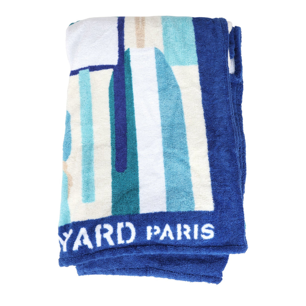 Goyard Goyardine Turquoise Saint Louis GM Tote Bag & Balise Towel Palladium Hardware - Image 10
