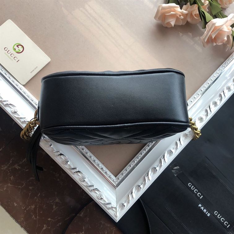 GG Marmont mini shoulder bag Black - Image 8