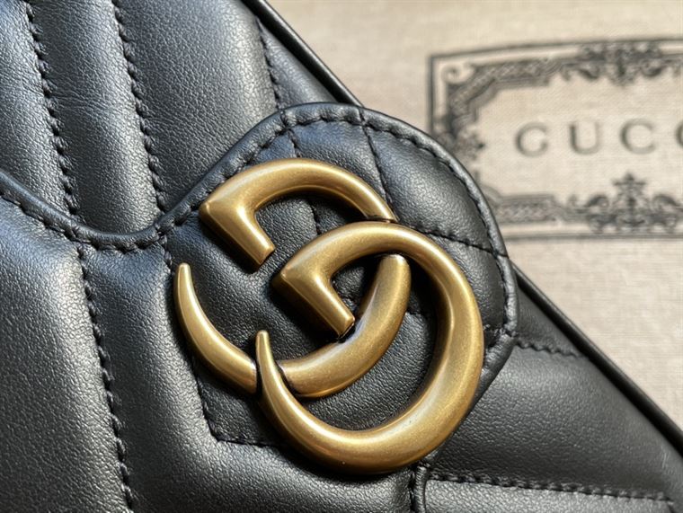 GG Marmont super mini bag Black - Image 9