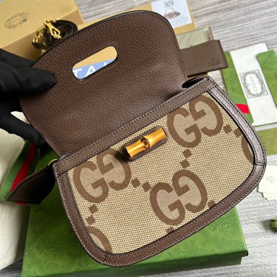 Gucci Bamboo 1947 jumbo GG small - Image 9