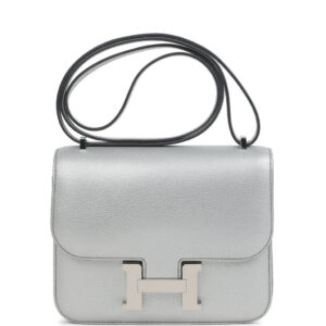 Hermes Constance 18 Argent Chevre Chamkilight Palladium Hardware